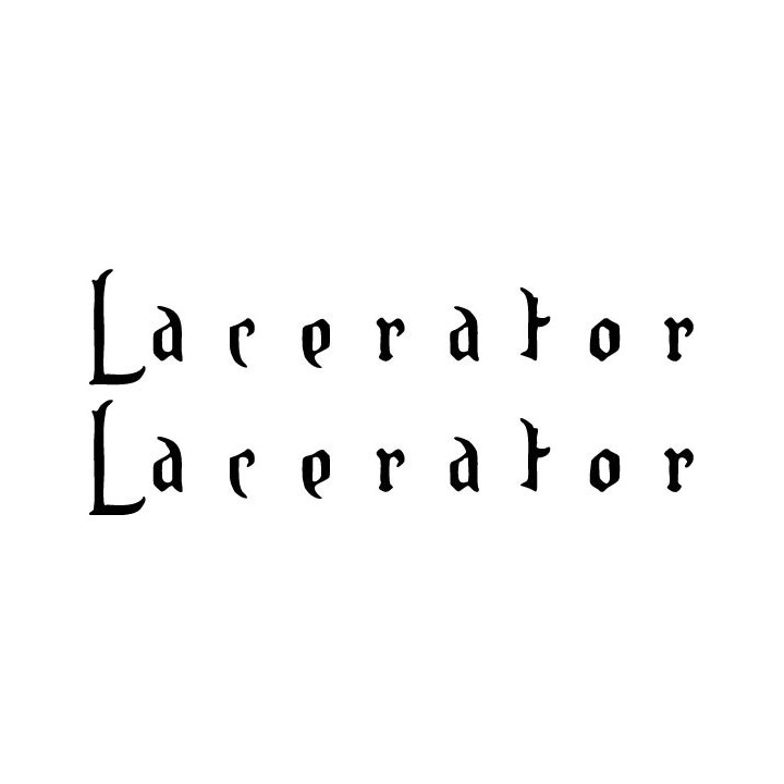 Lacerator Stickers – Thrash Metal Band Decals (2-Pack)