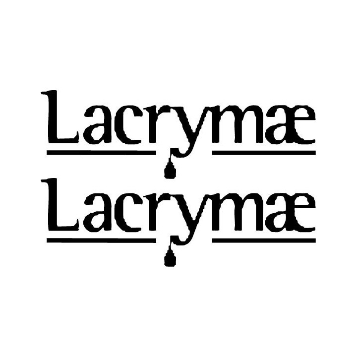 Lacrymae Stickers – Metal Band Logo Decals (2-Pack)