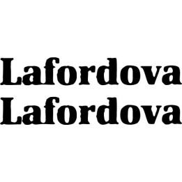 Lafordova Stickers – Rock Band Logo Decals (2-Pack)