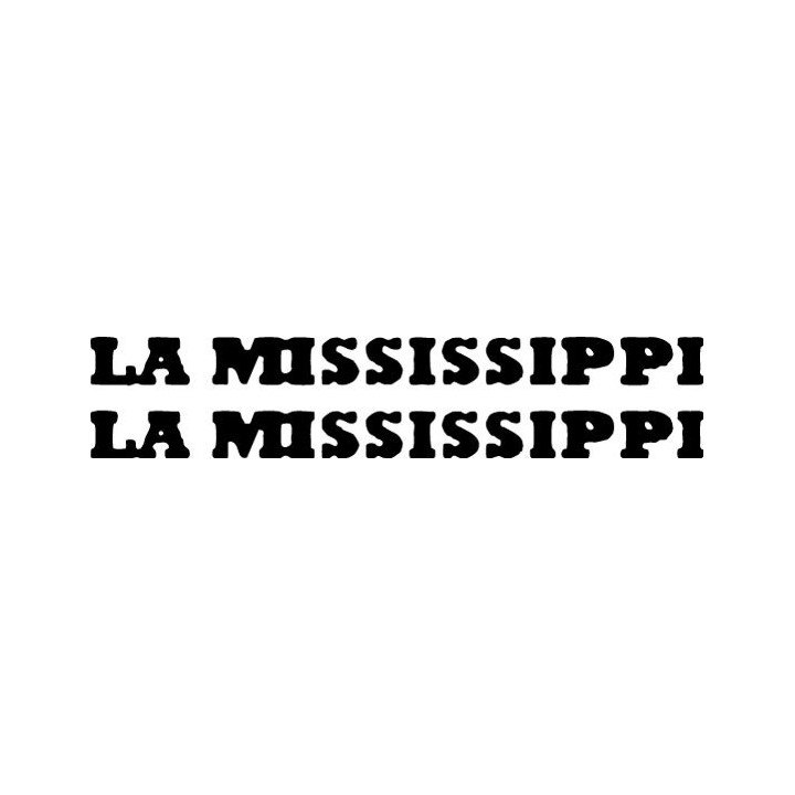 La Mississippi Stickers – Blues Rock Band Decals (2-Pack)
