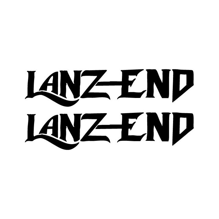 Lanz-End Band Stickers – Heavy Metal Decals (2-Pack)
