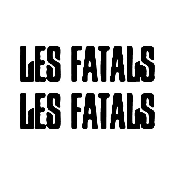 Les Fatals Picards Stickers – Punk Rock Decals (2-Pack)