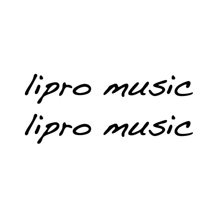 Lipro Music Stickers – Pro Audio Gear Decals (2-Pack)