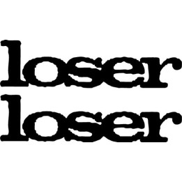 Beck Loser Stickers – 90s Alternative Rock Decals (2-Pack)