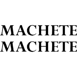 Machete Band Stickers – Hardcore Punk Decals (2-Pack)
