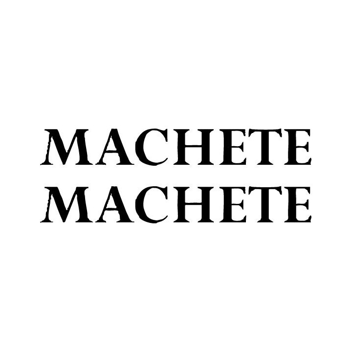 Machete Band Stickers – Hardcore Punk Decals (2-Pack)