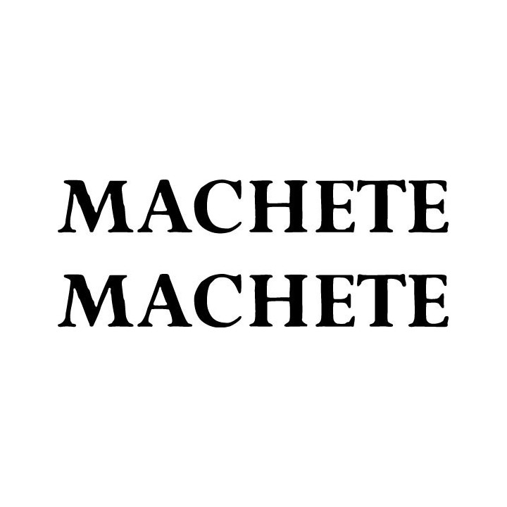 Machete Band Stickers – Alternative Rock Decals (2-Pack)