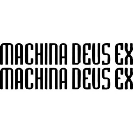 Machina Deus Ex Stickers – Metal Band Decals (2-Pack)