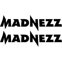 Madnezz Stickers – Ska Band Logo Decals (2-Pack)