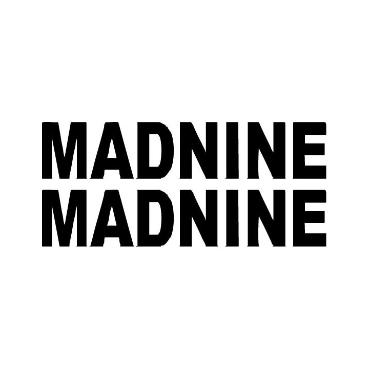 Madnine Stickers – Rock Band Logo Decals (2-Pack)