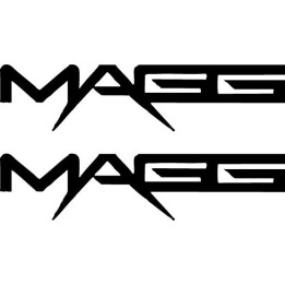 Magg Band Stickers – Rock Music Logo Decals (2-Pack)