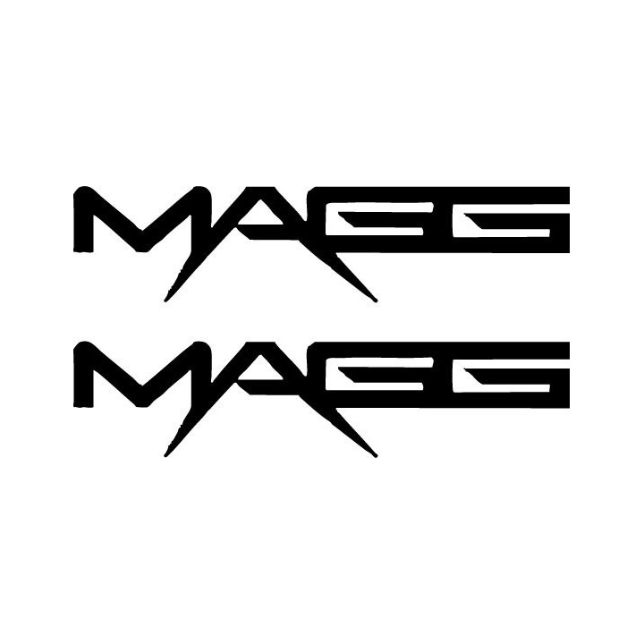 Magg Band Stickers – Rock Music Logo Decals (2-Pack)