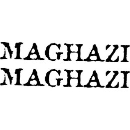 Maghazi Stickers – Metal Band Logo Decals (2-Pack)