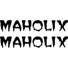 Maholix Stickers – Rock Band Logo Decals (2-Pack)