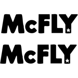 McFly Stickers – Star Logo Band Decals (2-Pack)
