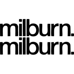Milburn Stickers – Indie Rock Band Logo Decals (2-Pack)