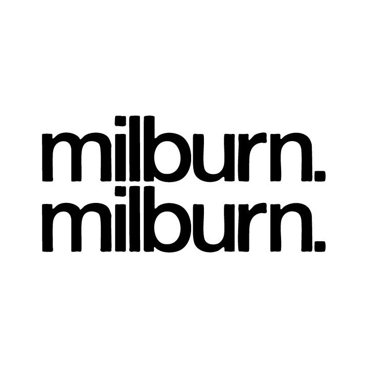 Milburn Stickers – Indie Rock Band Logo Decals (2-Pack)
