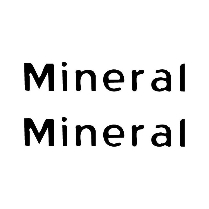 Mineral Stickers – Emo Indie Rock Band Decals (2-Pack)