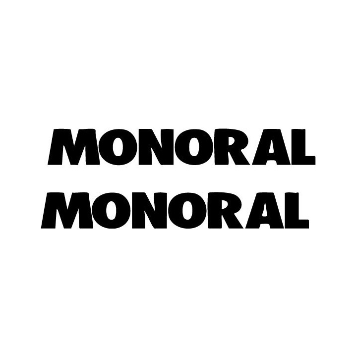 Monoral Stickers – Japanese Rock Band Decals (2-Pack)