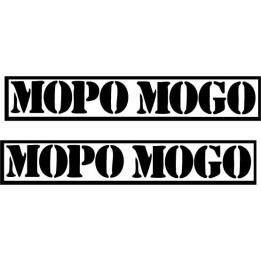 Mopo Mogo Stickers – Rock Band Logo Decals (2-Pack)