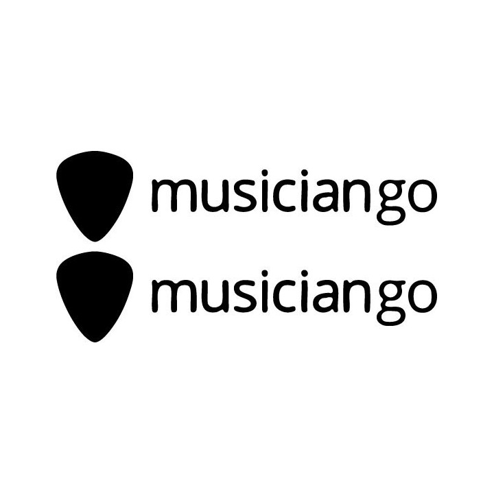 Musiciango Stickers – Guitar Pick Logo Decals (2-Pack)