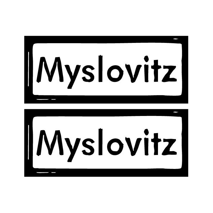 Myslovitz Stickers – Polish Rock Band Decals (2-Pack)