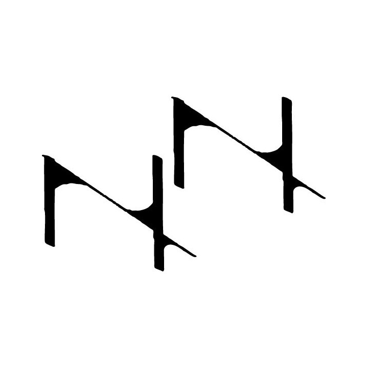 Nadja Stickers – Drone Doom Metal Decals (2-Pack)