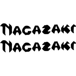Nagazaki Stickers – Punk Rock Band Decals (2-Pack)
