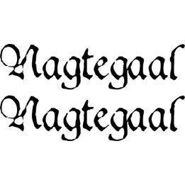 Nagtegaal Stickers – Black Metal Band Decals (2-Pack)