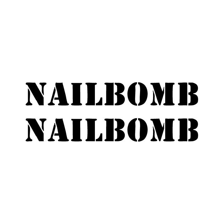 Nailbomb Stickers – Point Blank Metal Decals (2-Pack)