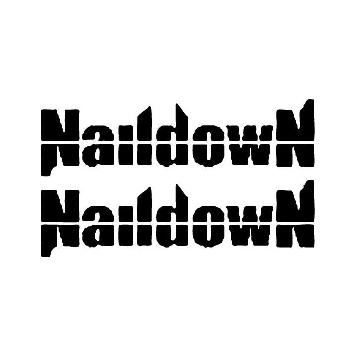 Naildown Stickers – Finnish Metal Band Decals (2-Pack)