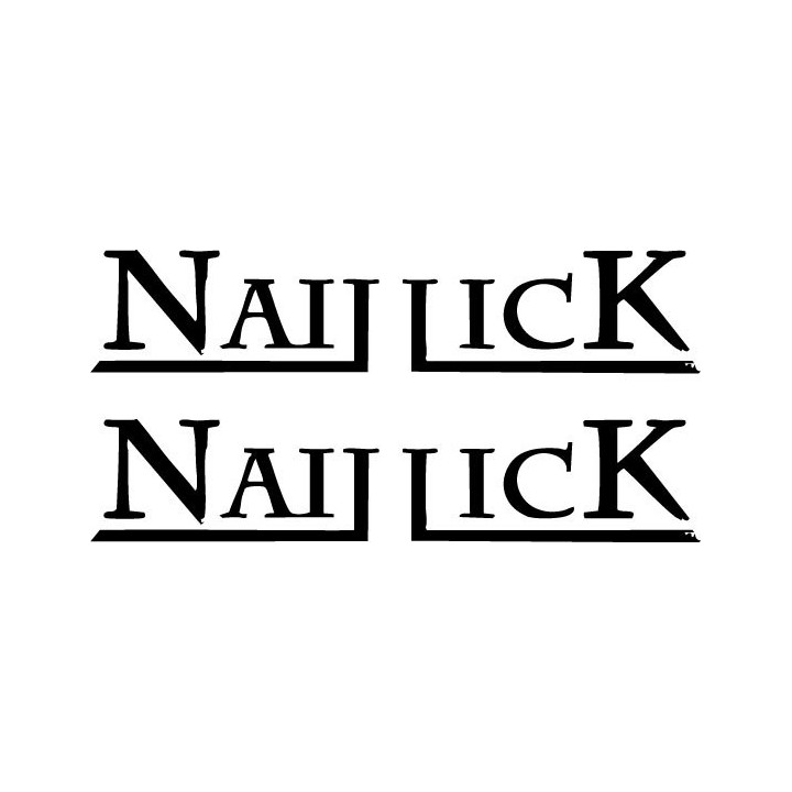 Nail Lick Stickers – Rock Band Logo Decals (2-Pack)