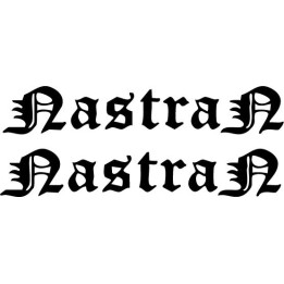 Nastran Band Stickers – Metal Music Decals (2-Pack)