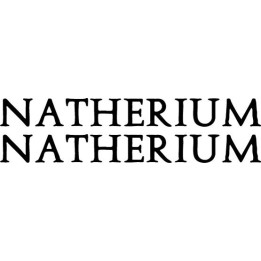 Natherium Stickers – Black Metal Band Decals (2-Pack)