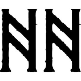 Nachtmystium Stickers – Black Metal Logo Decals (2-Pack)
