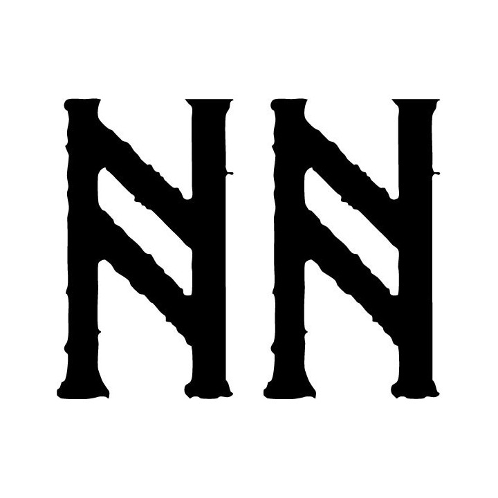 Nachtmystium Stickers – Black Metal Logo Decals (2-Pack)