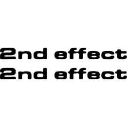 2nd Effect Band Stickers – Rock Music Decals (2-Pack)