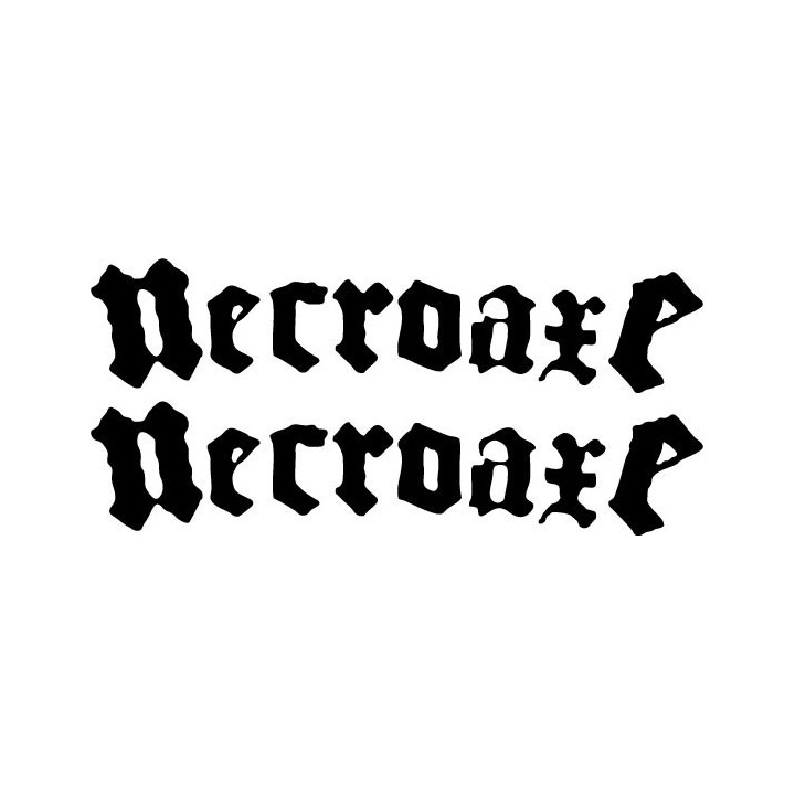 Necroaxe Stickers – Brazilian Thrash Metal Decals (2-Pack)