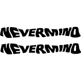 Nirvana Nevermind Stickers – Grunge Music Decals (2-Pack)