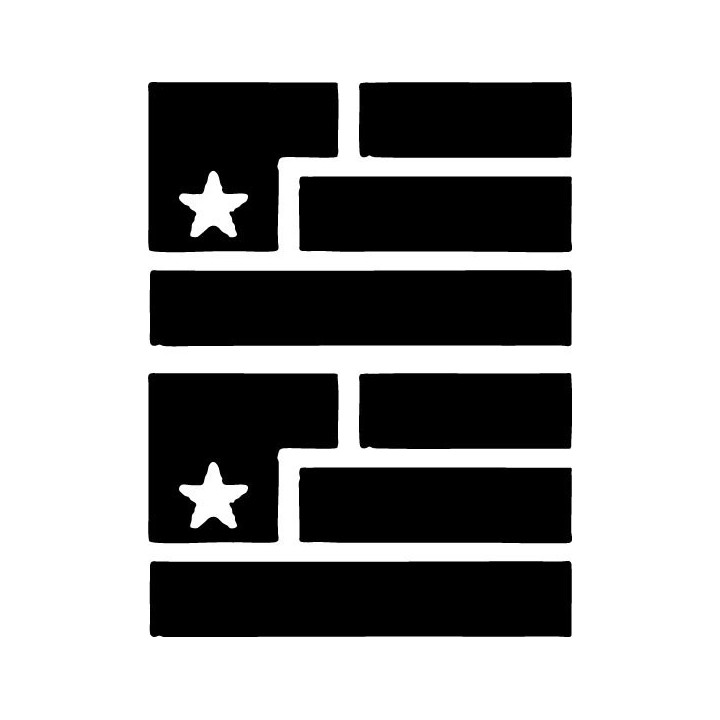 Rage Against the Machine Stickers – Battle Star (2-Pack)