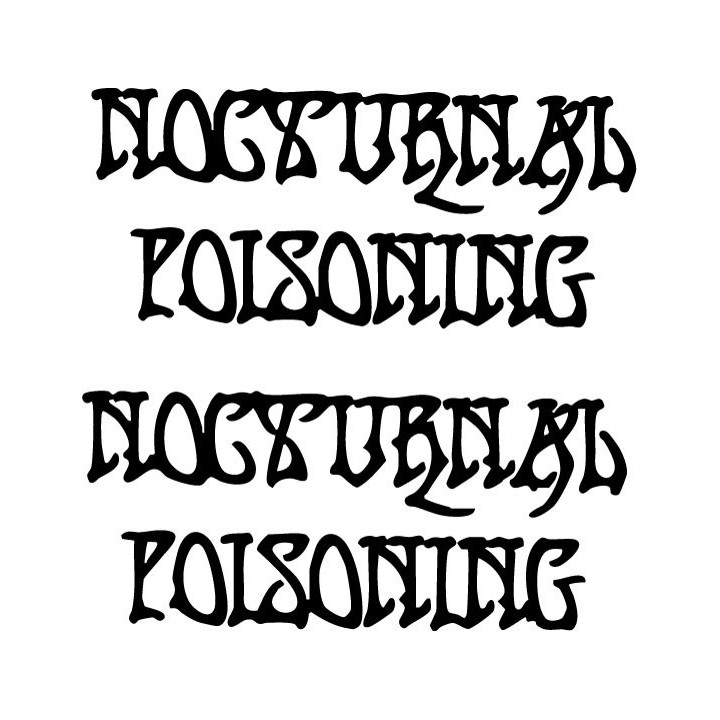 Nocturnal Poisoning Stickers – Xasthur Decals (2-Pack)