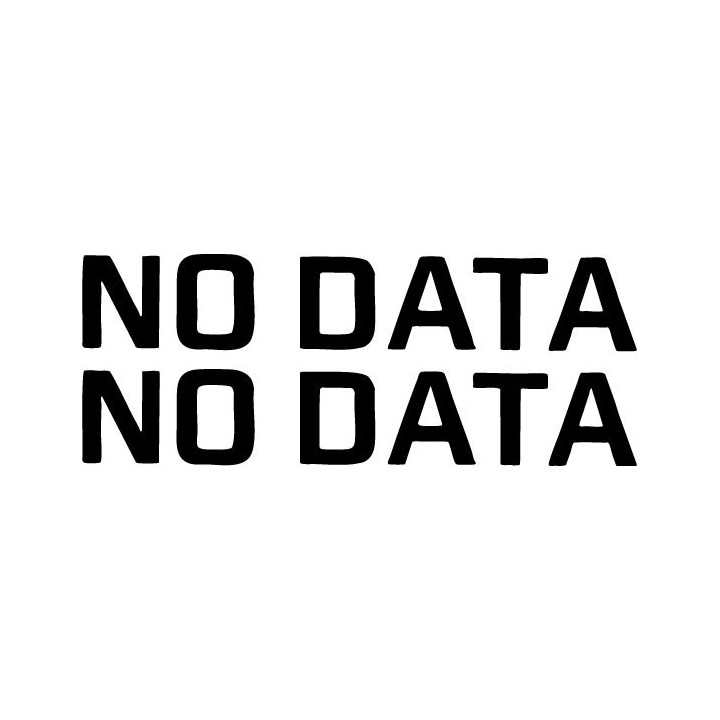 No Data Band Stickers – Logo Music Decals (2-Pack)