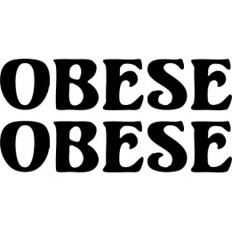 Obese Stickers – Stoner Rock Band Decals (2-Pack)