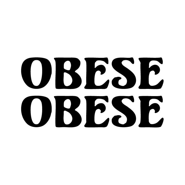 Obese Stickers – Stoner Rock Band Decals (2-Pack)