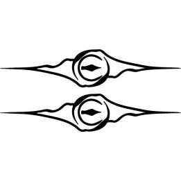 Oblivion's Eye Band Stickers – Metal Decals (2-Pack)