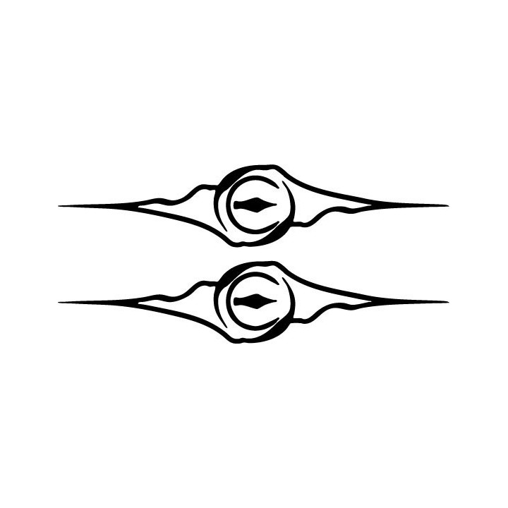 Oblivion's Eye Band Stickers – Metal Decals (2-Pack)