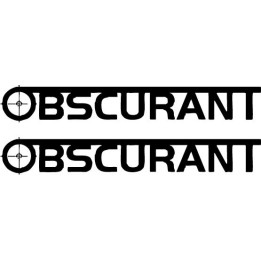 Obscurant Stickers – Finnish Death Metal Decals (2-Pack)