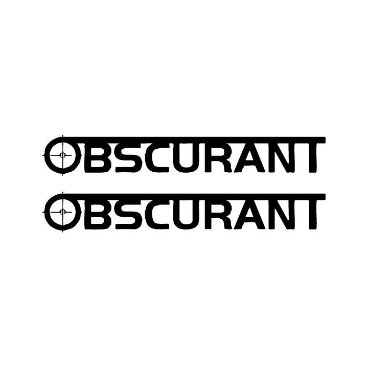 Obscurant Stickers – Finnish Death Metal Decals (2-Pack)