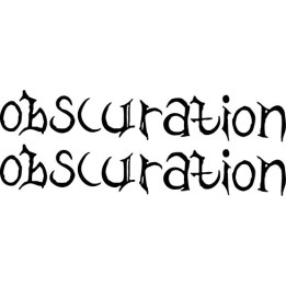 Obscuration Band Stickers – Metal Decals (2-Pack)