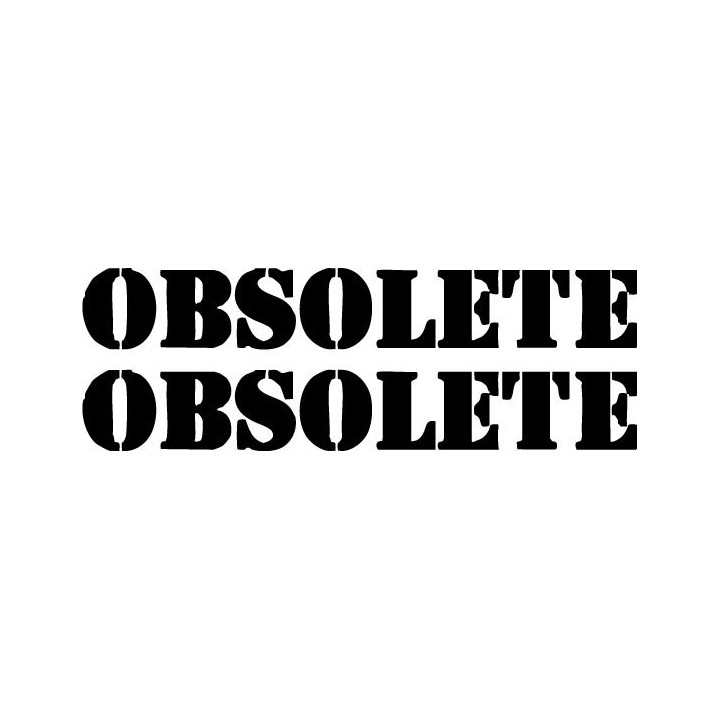 Obsolete Band Stickers – Thrash Metal Decals (2-Pack)